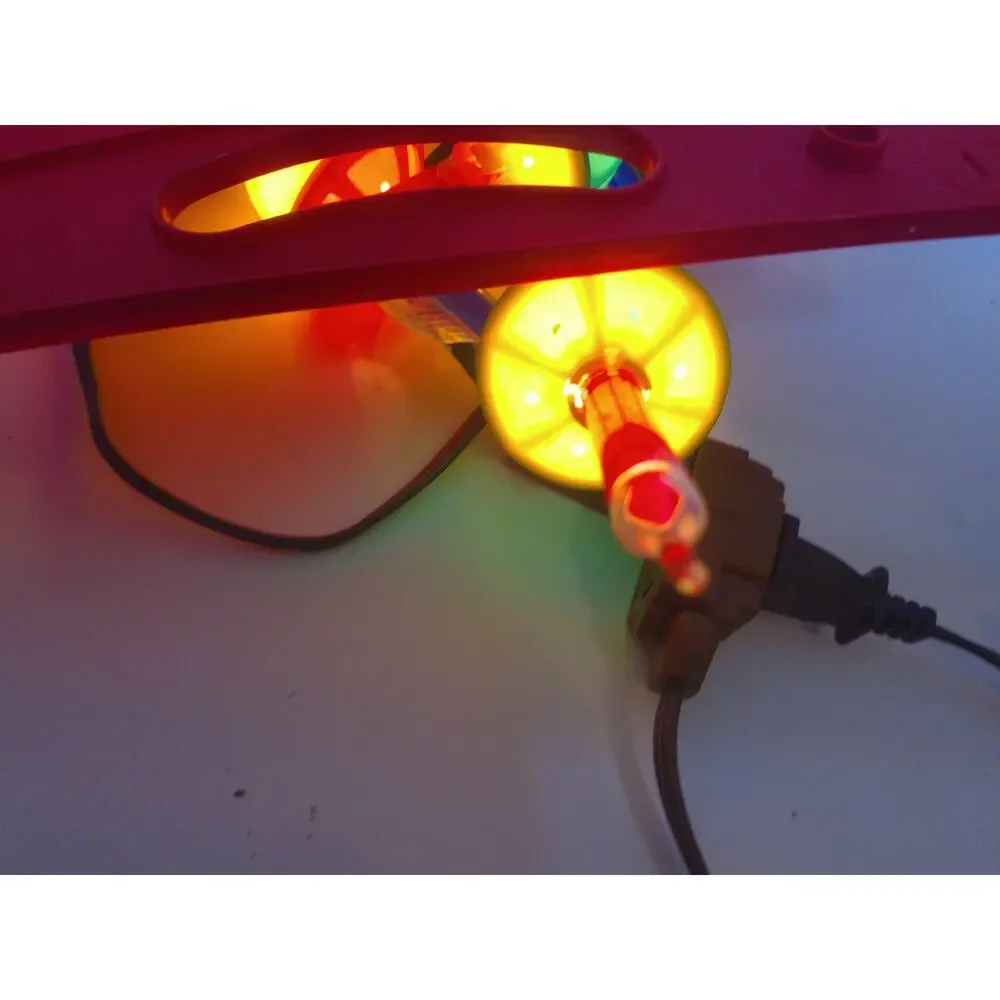 Vintage Christmas Multicolor Bubble Lights Set of 7